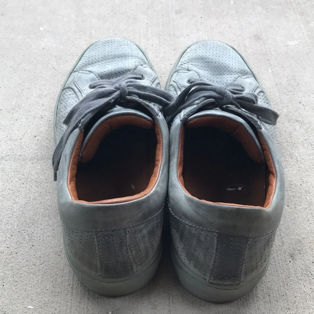 COPY - Aquatalia grey woven leather Sneakers Made In Italy Size 10. GUC - Picture 7 of 13